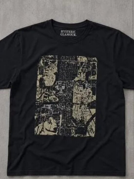 Hysteric Glamour Other - Hysteric Glamour Black Graphic Print Short Sleeve T-Shirt